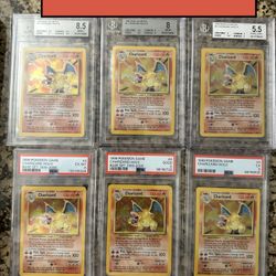 🔥POKEMON GRADED CHARIZARD CARDS! FOR SALE AND TRADE! GREAT GIFTS!