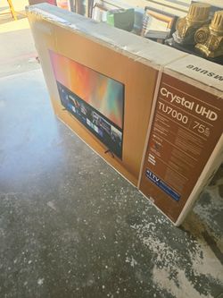 Brand New Sealed Samsung 75" Crystal UHD 4K Smart TV (TU7000)