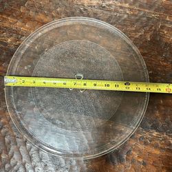 Microwave glass plate
