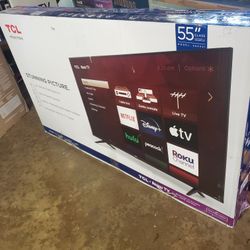 Tv TCL 55", 4k, Alexa, Google, HDR, Excellent