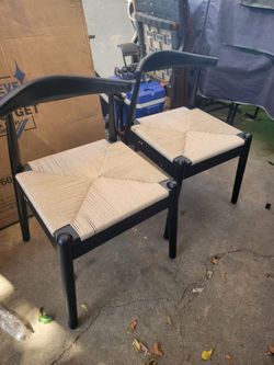 Mid century Style Dinning Chairs Set Of 2