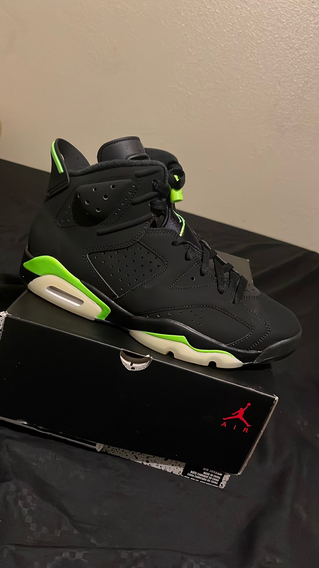 Black And Green Jordan 6 Retros