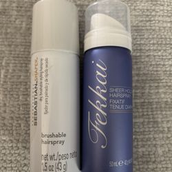 NEW FEKKAI SHEER HOLD HAIRSPRAY AND SEBASTIAN SHAPER BRUSHABLE  HAIRSPRAY $5 For Both!