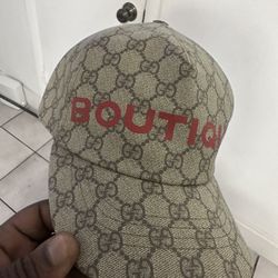 Gucci Boutique Leather Hat