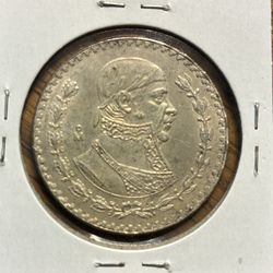 1961 Un Peso.   10% Silver 