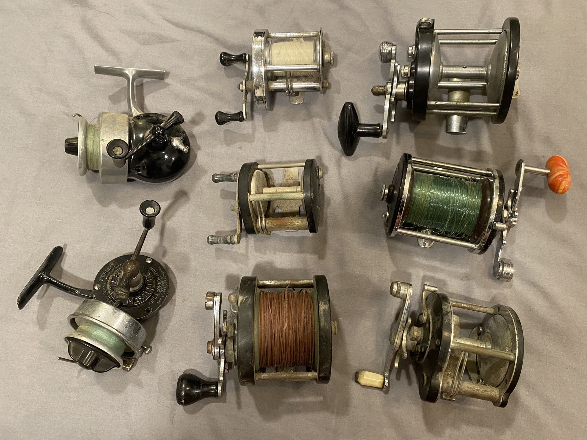Antique Fishing Reels - Set Of 8 for Sale in Chino, CA - OfferUp