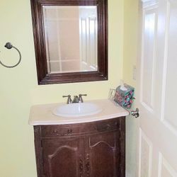 Vanity and mirror 