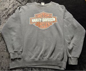 Men XL Vintage 1996 Harley Davidson Fullerton California Crewneck Sweatshirt