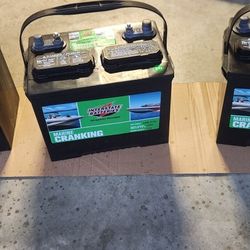 3 Interstate Marine/RV 12V Cranking Batteries