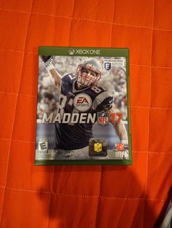 X Box 1 Game Madden NFL 17 EA Sports Franchise Mode.