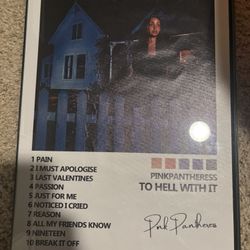 pinkpantheress poster with frame