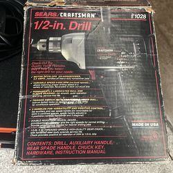 Craftsman 1/2” power drill