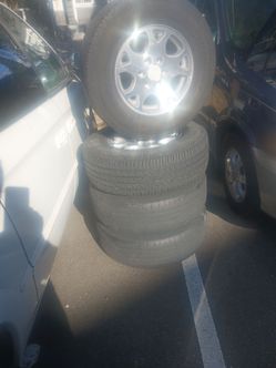 Rims and tires GM 6 lug