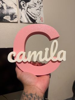 Custom Name Letter Sign – Camila