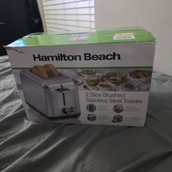 Hamilton Beach 2 Slice Brushed Toaster 