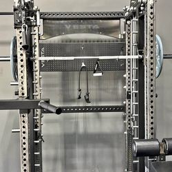 3IN1 Half Rack, Functional Trainer Cables, Smith Machine (Counterbalance) - 4 Colors!