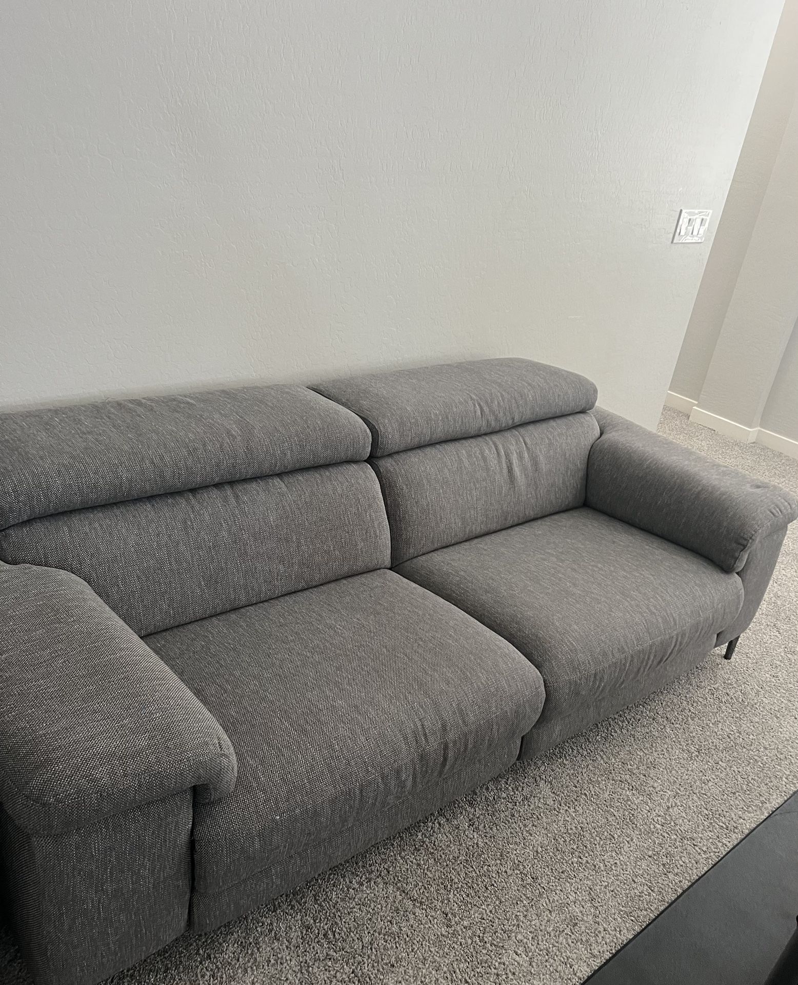 Talin Gray Power Reclining 85 ‘’ Sofa From Living Spaces