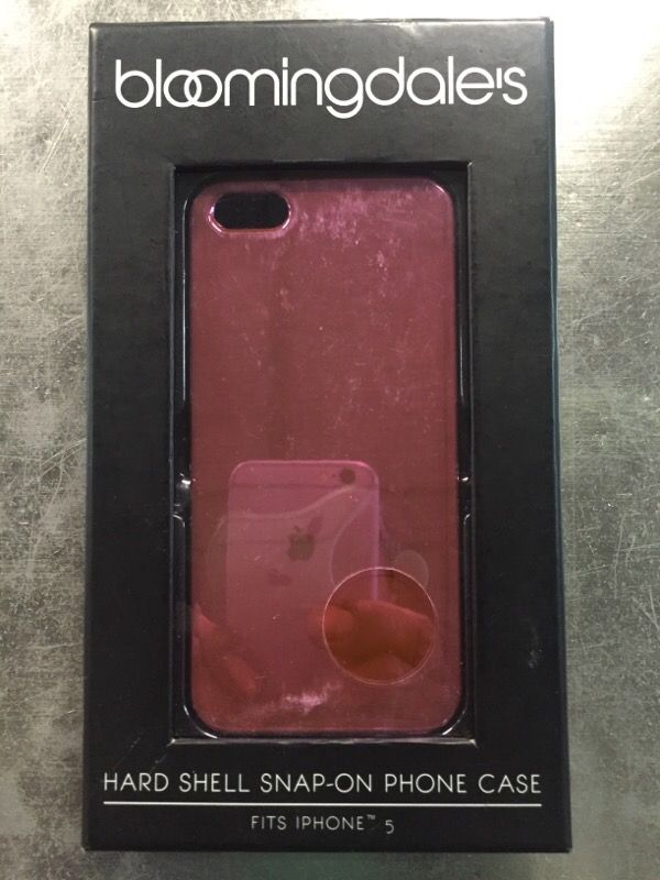 Bloomingdales Hard Shell Snap-On iPhone 5 Phone Case