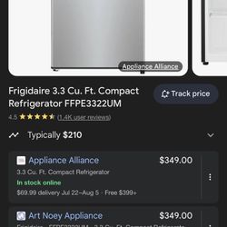 Frigidaire 3.3 Cu Ft. Mini Fridge 