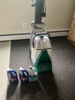 BISSELL Big Green Deep Cleaning Machine + Accessories & Cleaning Solution – $275