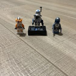 Lego Star Wars Commander Cody, Fives, And Jango