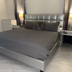 King Platform Bed - $200