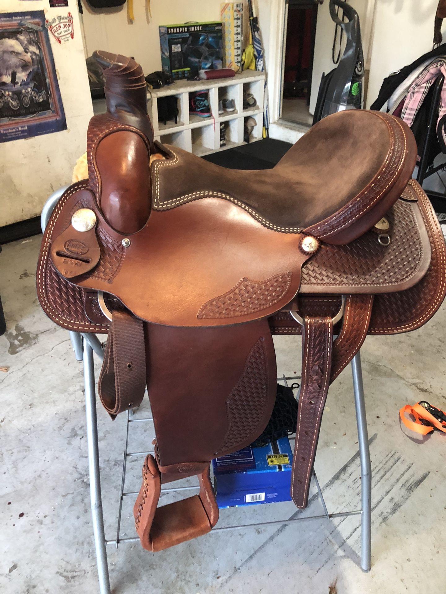 Johnny Ruffs Roping 16 “ Roping Saddle