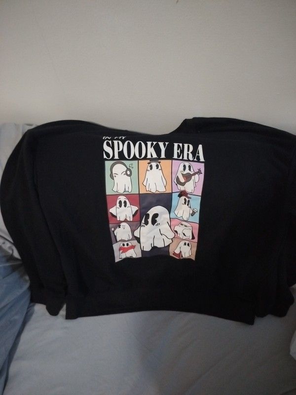 In My Spooky Era Ghost Sweatshirt – Size XL