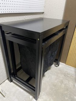 Laundry Table With Slide out Laundry Compartments