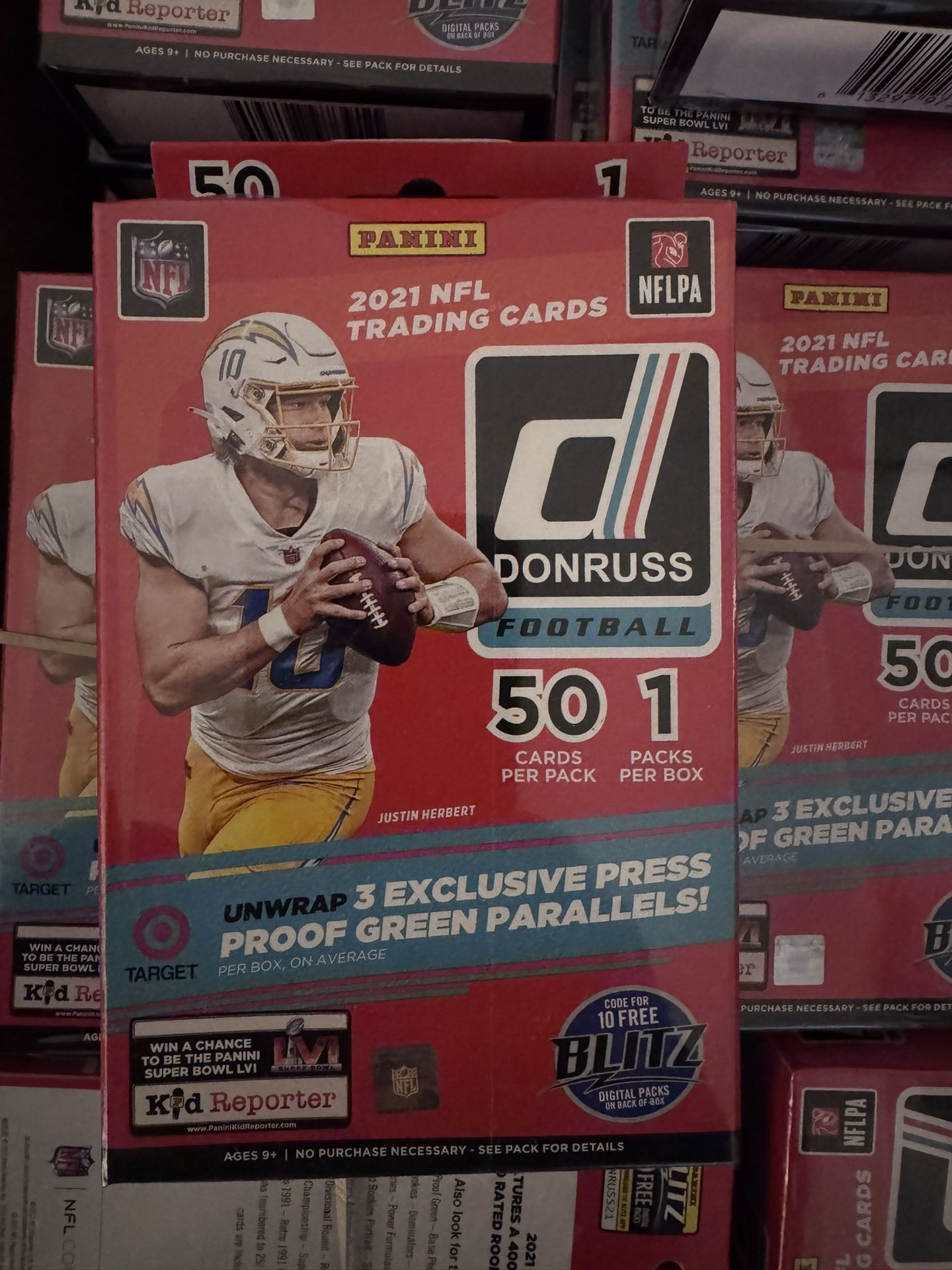 2021 Panini Donruss Football NFL Hanger Box Target Exclusive