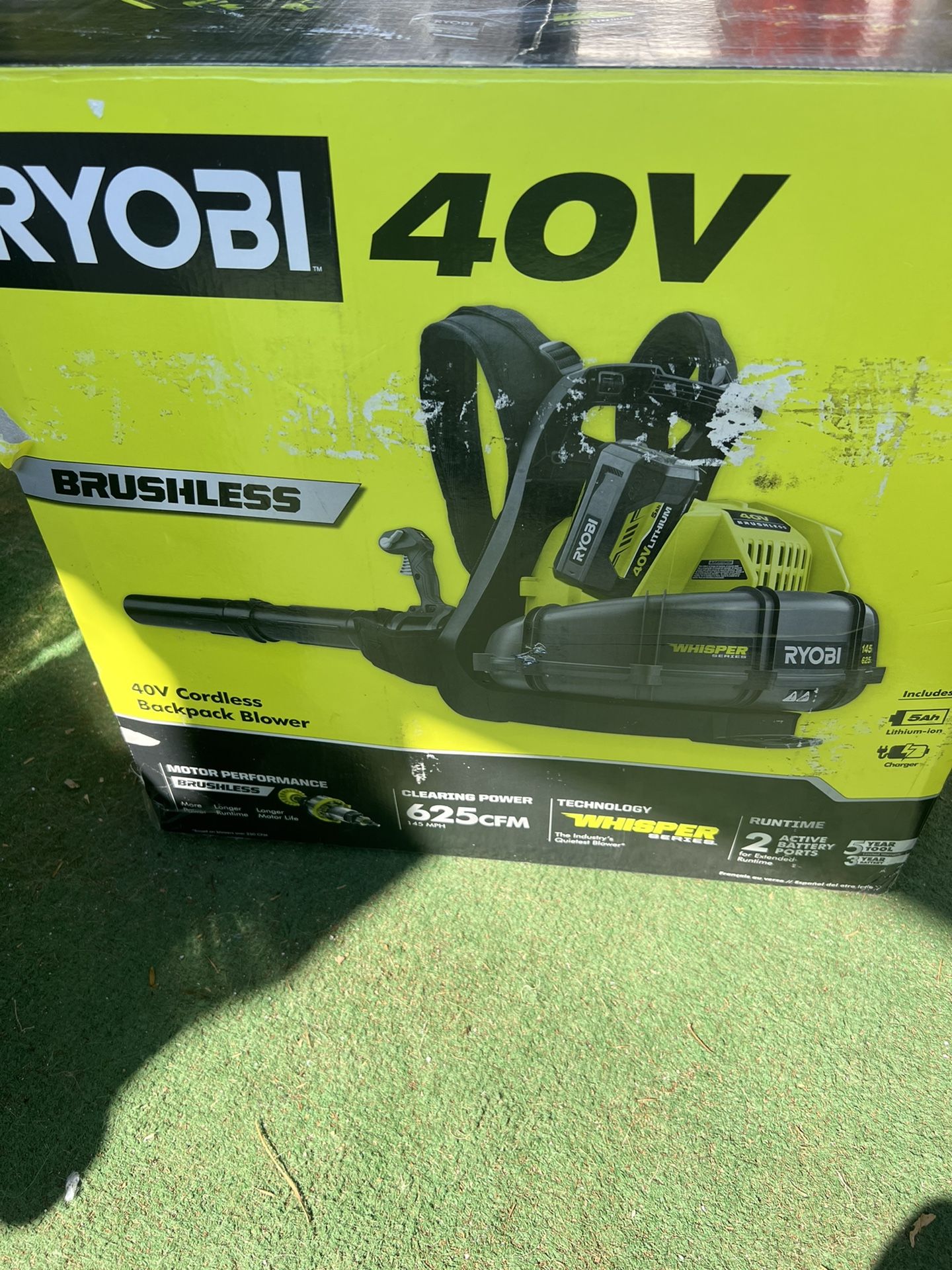 Backpack Leaf Blower Ryobi Battery Blower 40v 40V HP BRUSHLESS 730