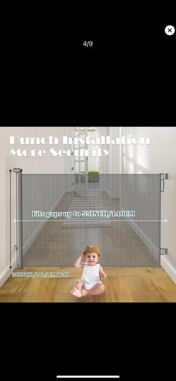 Retractable Baby gate