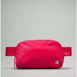 New Lululemon Everywhere Belt Bag Cherry Mist Fanny Pack Bolsa De Mujer De Cintura Purse
