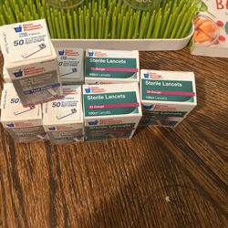 Test Strips And Sterile Lancets