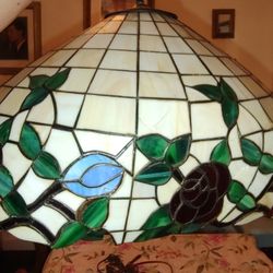 Tiffany Chain Chandelier 1980s