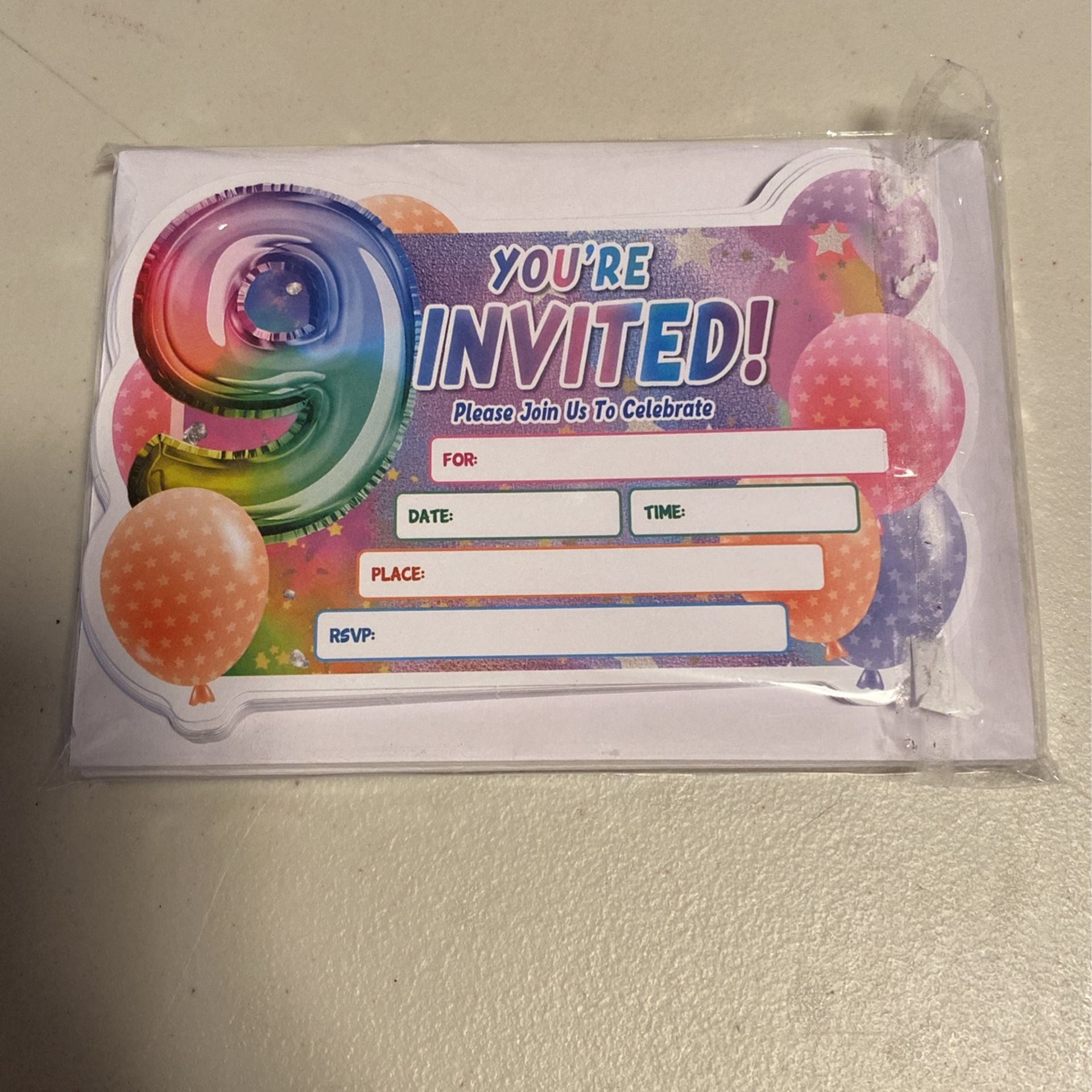 Party invites