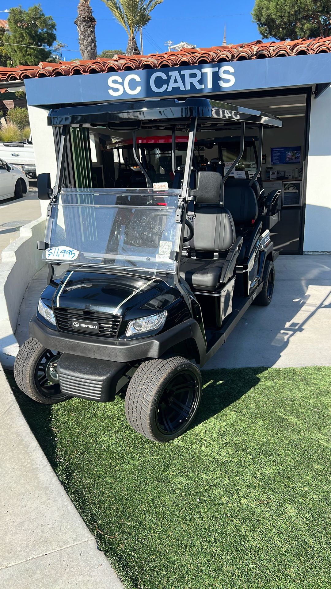 6-Seater Lithium Limo Street Legal Golf Cart from Bintelli