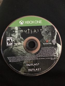 Outlast + whistleblower DLC Xbox One no case