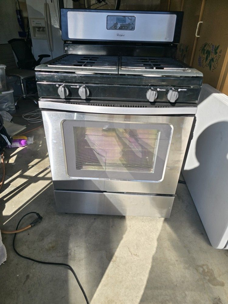 Whirlpool Stainless Steel Gas Range