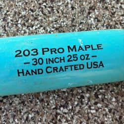 Maple Blue/black Wood Bat