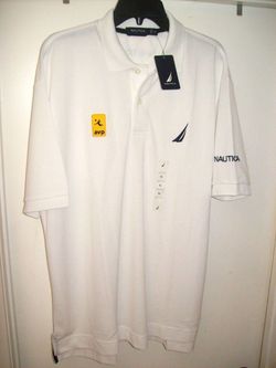 AVP Volleyball Polo Style Shirt By Nautica...(New)...(XL)...