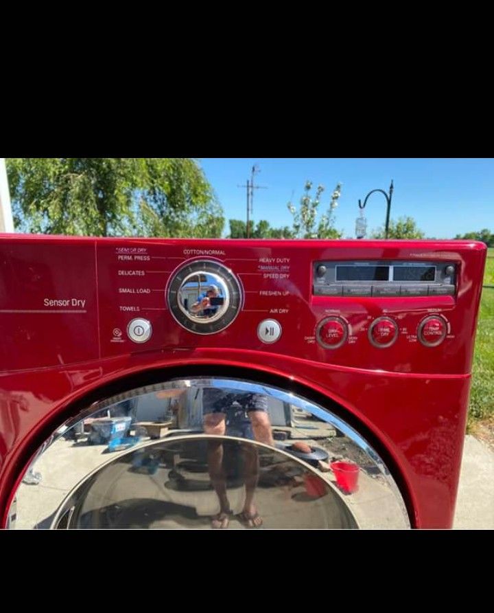 Red LG washer and dryer for Sale in San Antonio, TX OfferUp