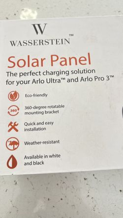 Solar Panel 3pak For Arlo Ultra And Arlo Pro 3