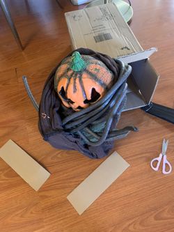 Standing Pumpkin Ghost 