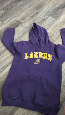 LA Lakers NBA Purple Pullover Hoodie size xL kids 14/16