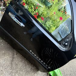 Black Suburban Passenger Door