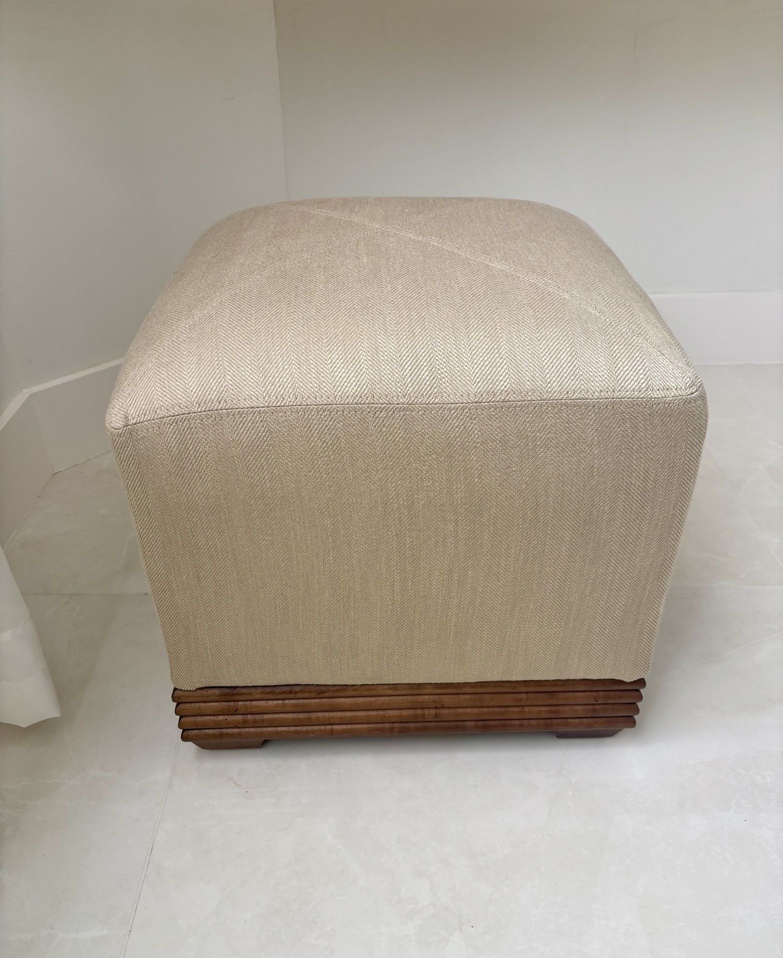 Beige Ottoman 