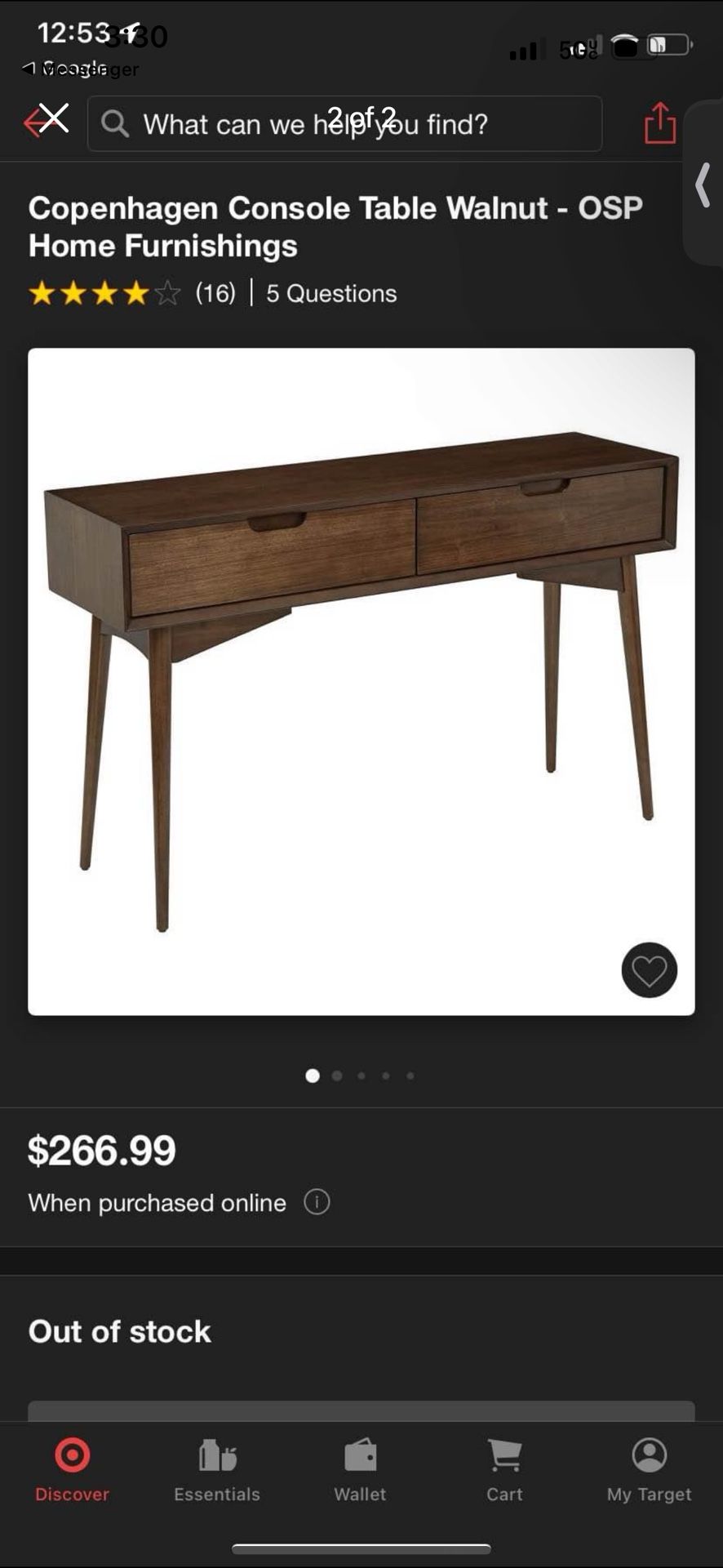 Desk/console Table