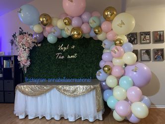 Babyshower , balloongarland, 1sts birthday decorations, babyshower