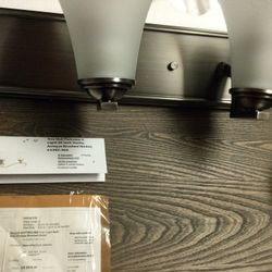 SEA GULL LIGHTING BATH BAR SATIN ETCHED GLASS SHADES…BRAND NEW..RETAILS AT 219 PLUS TAX 